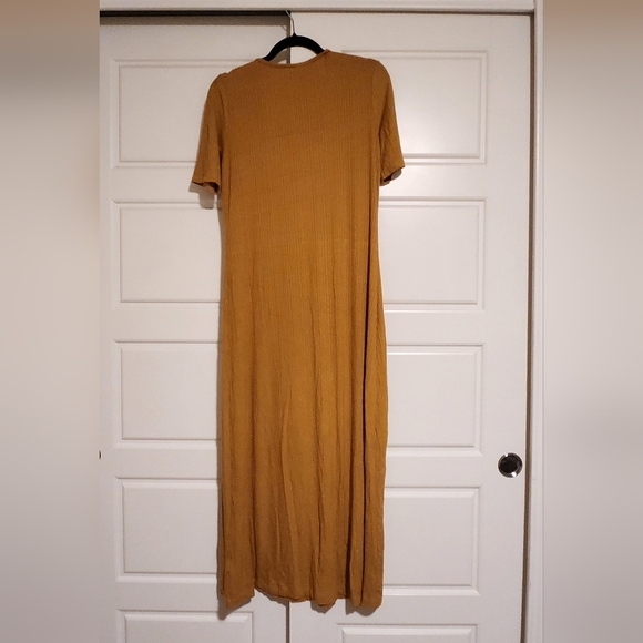 anthropologie mustard maxi Dress - Picture 2 of 4